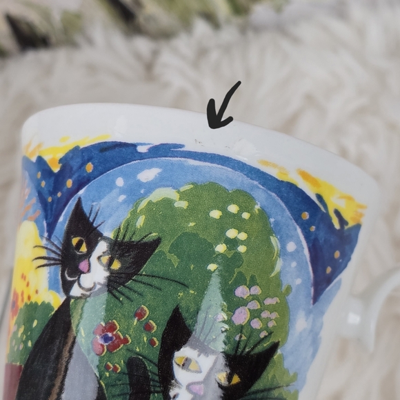 Heirloom Fine Bone China Mug with Cats - Picture 11 of 12